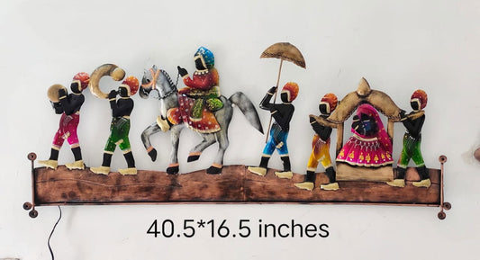 Handmade Iron for Traditional Marriage Wall Hanging for Home,Office and Gifting - ArtyCraftz.com