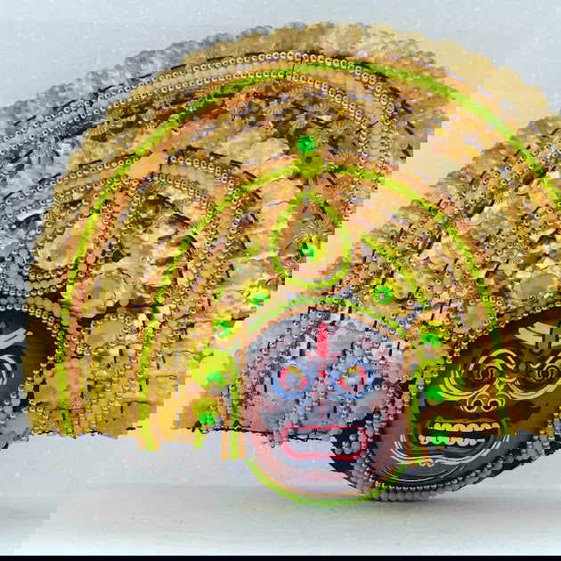 Handmade Lord Shiva Paper Mache Chhau Face Mask - ArtyCraftz.com