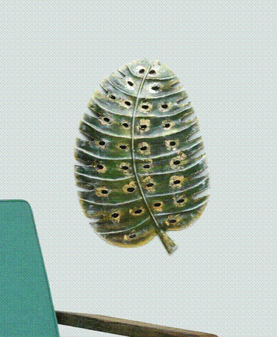 Handmade Metal W-Climbing Leaf Wall Decor and Home Decor and Gifting - ArtyCraftz.com