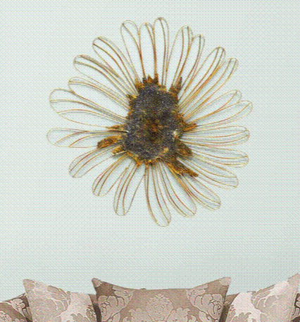 Handmade Metal W-Dandelion Flower Wall Decor and Home Decor and Gifting - ArtyCraftz.com