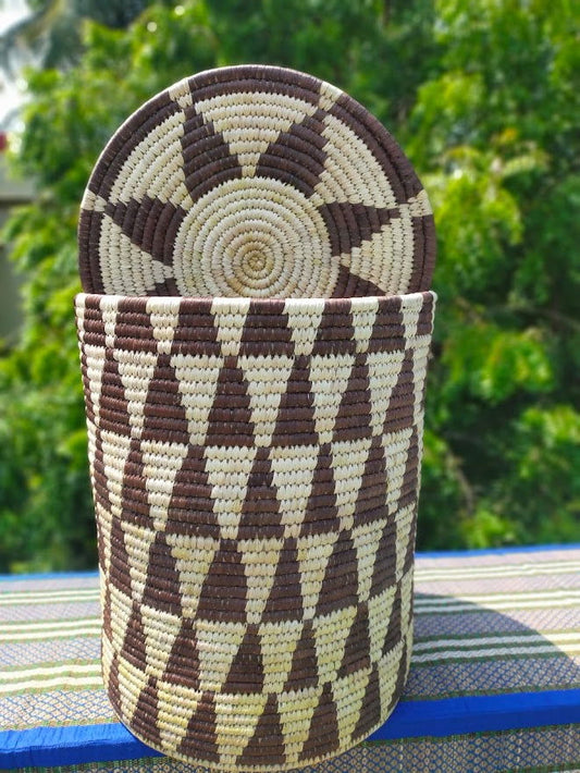 Handmade Sabai Eco Friendly Laundry Basket - ArtyCraftz.com
