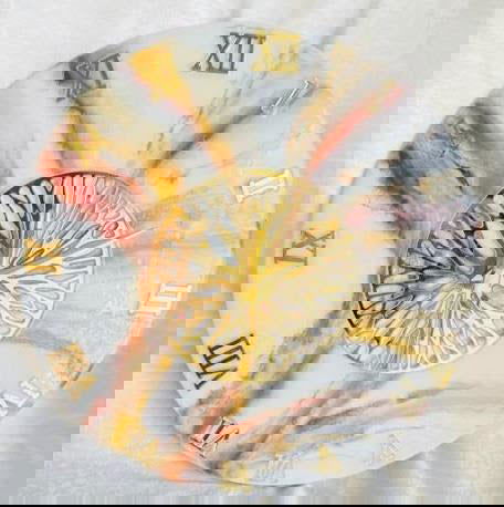 Handmade White & Gold Wall Clock – Custom Wall Clock 16 & 18 Inches - ArtyCraftz.com