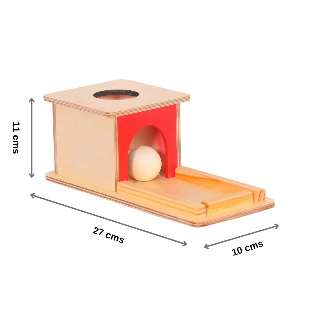 Handmade Wooden Object Permanence Box - ArtyCraftz.com