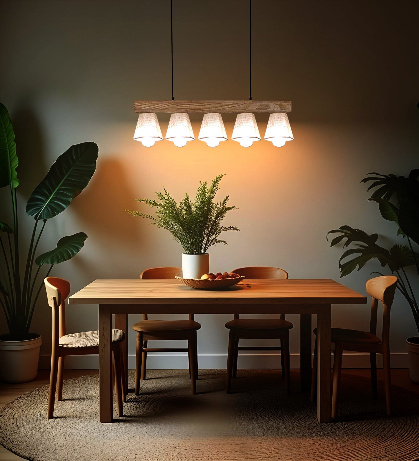 Hexa Brown Series Hanging Lamp-ArtyCraftz.com