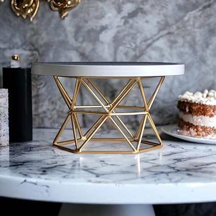 Hexagonal Dent Cake Stand