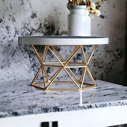 Hexagonal Dent Cake Stand