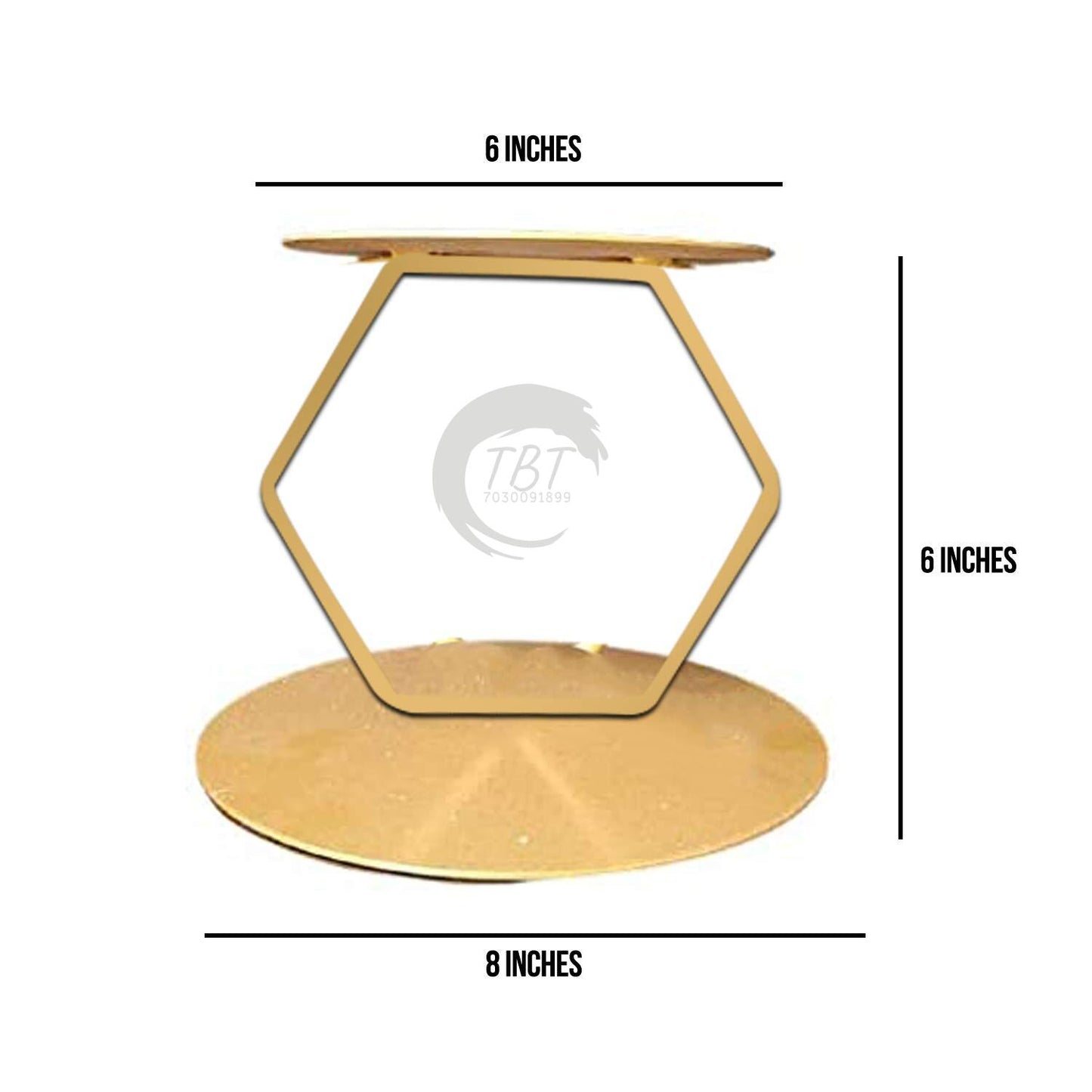 Hexagonal Spacer Cake Stand-ArtyCraftz