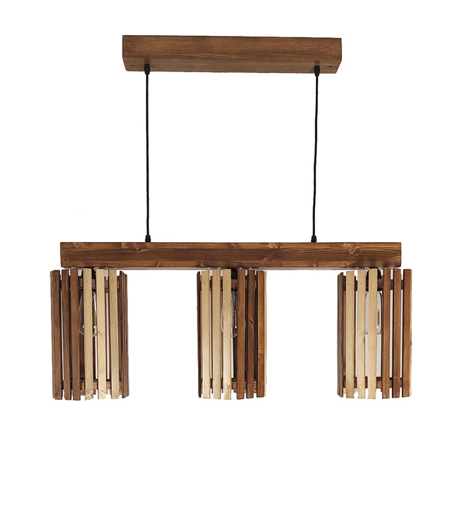 Hexar Brown 3 Series Hanging Lamp-ArtyCraftz.com