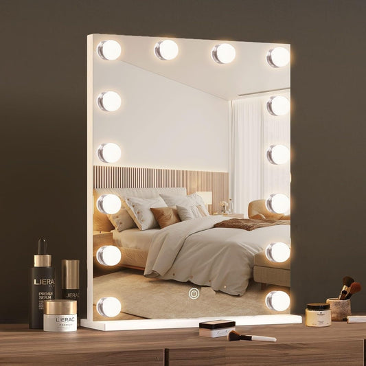 Hollywood-Style Vanity LED Mirror with 10 LED Bulbs-ArtyCraftz.com