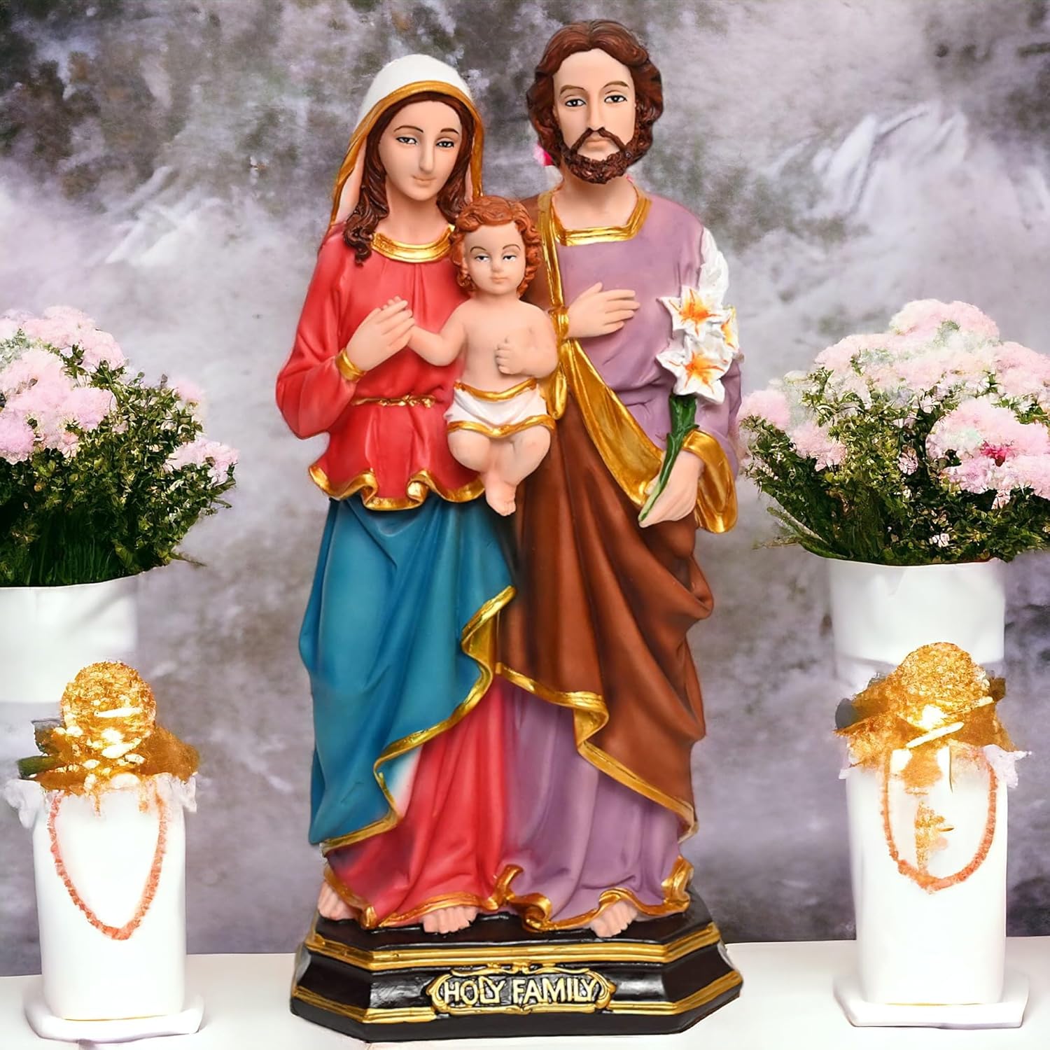 Holy Family Statue – Jesus, Mary & Joseph-ArtyCraftz.com