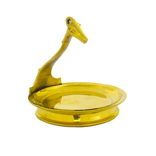 Brass Kuthira Vilakku/Horse Headed Hanging Diya - ArtyCraftz.com