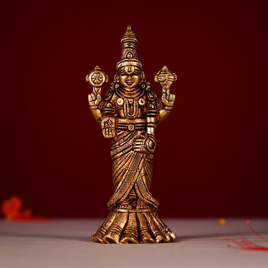 Brass Tirupati Balaji Height 5 Inch