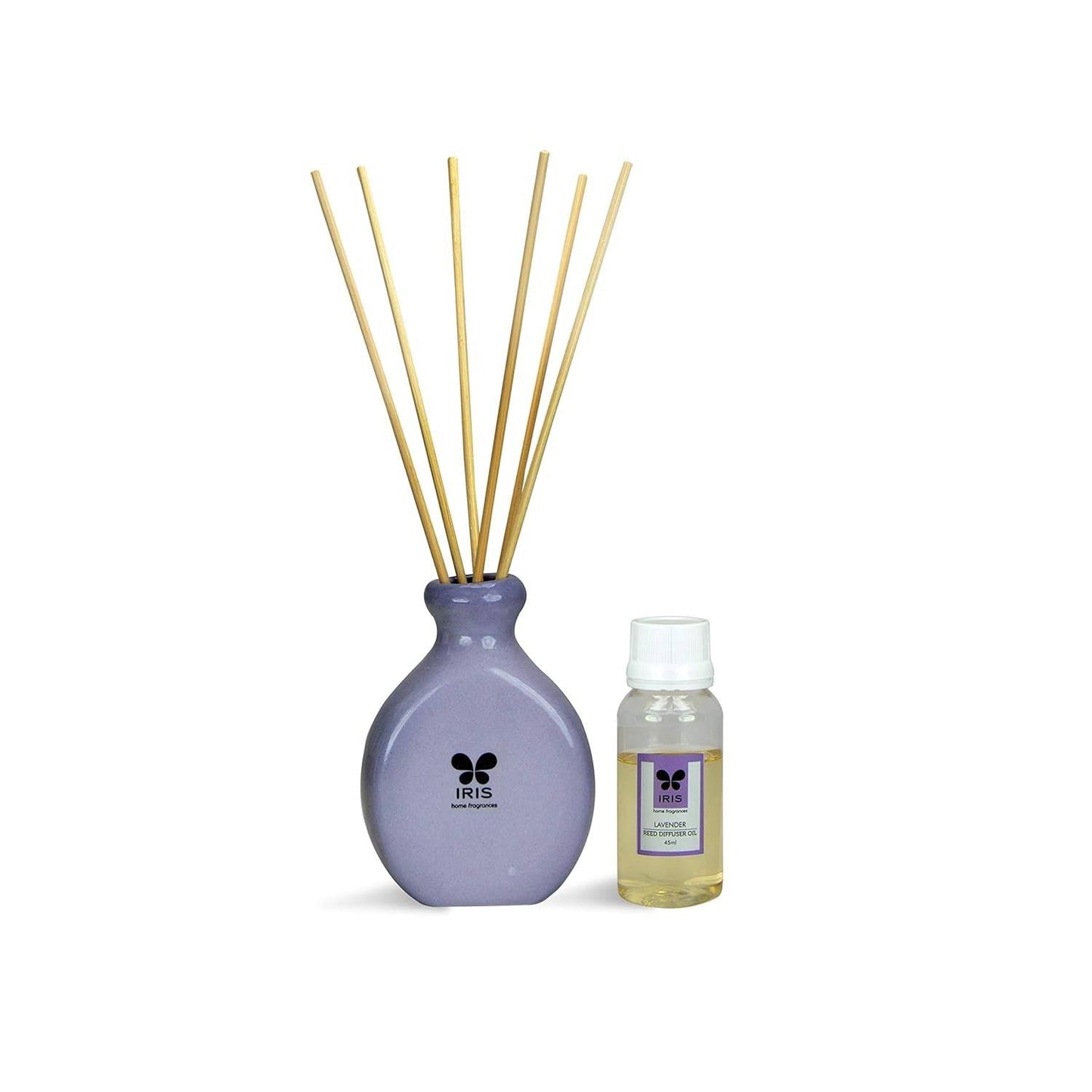 IRIS Lavender Reed Diffuser - Purple color