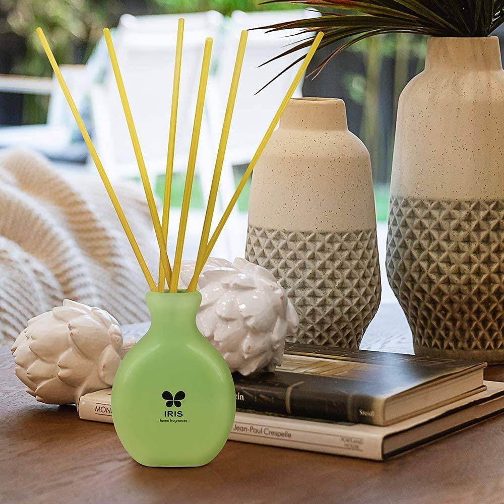 IRIS Lemongrass Reed Diffuser - Green color