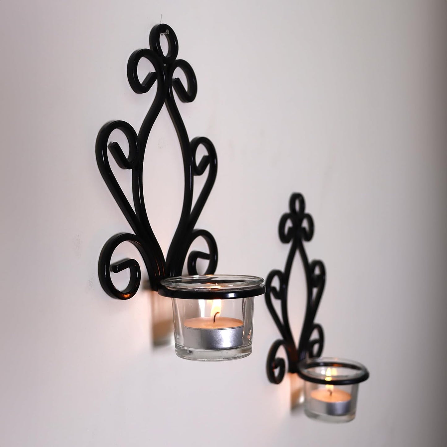 Iron Tea Light Candle Holder Sconces