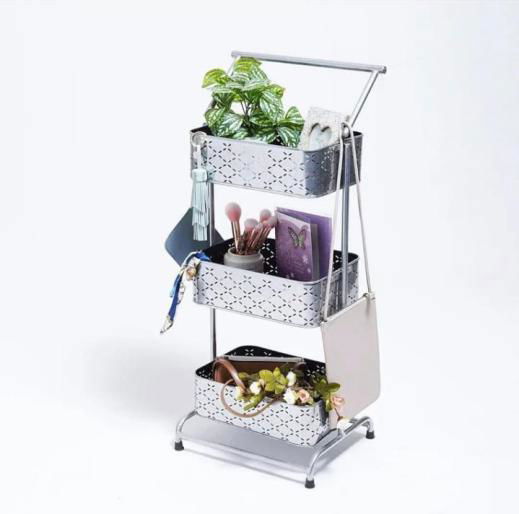 Iron 3 Tier Basket Stand Kitchen Fruit Vegetable Storage Basket - ArtyCraftz.com