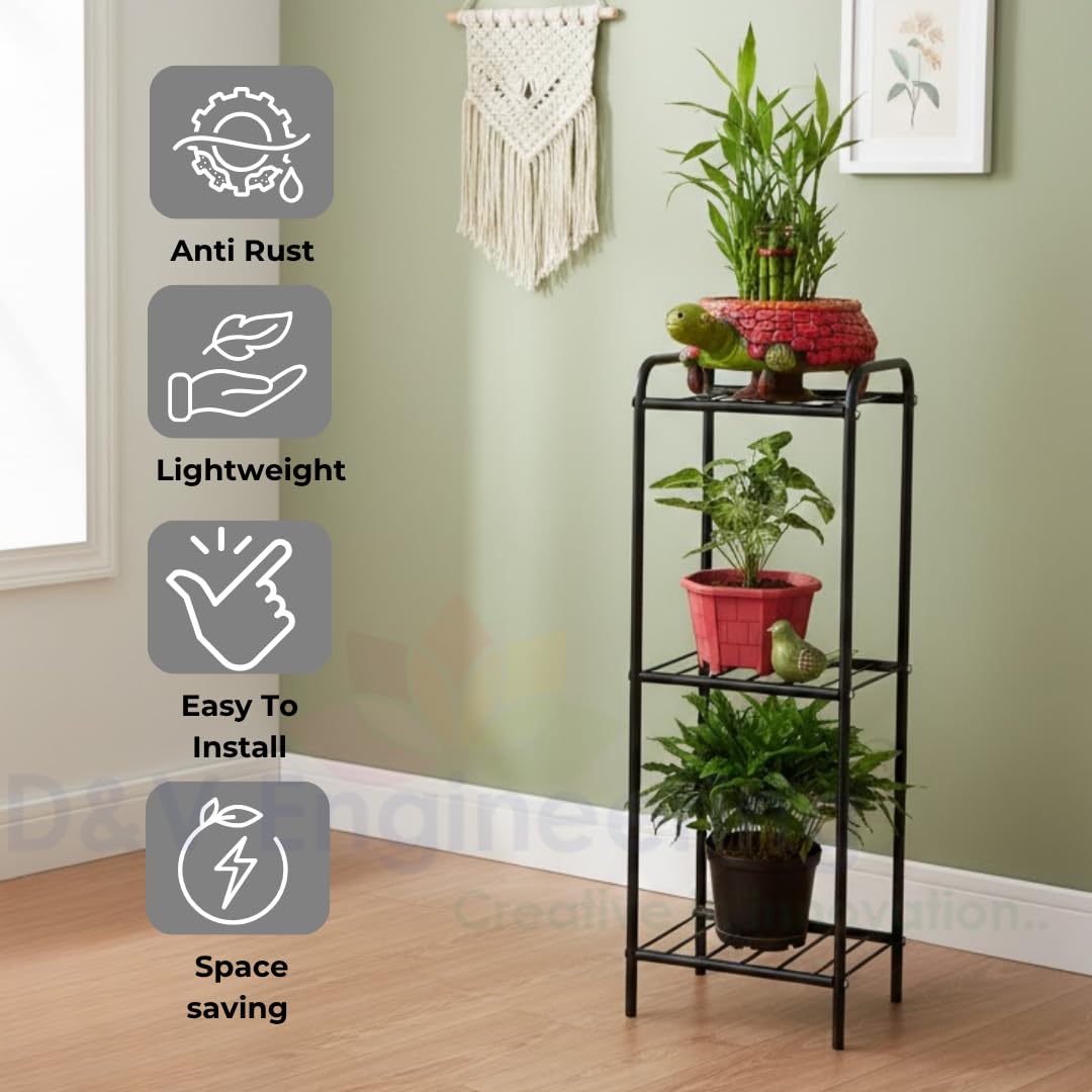 Iron 3 Tier Plant Stand-ArtyCraftz.com