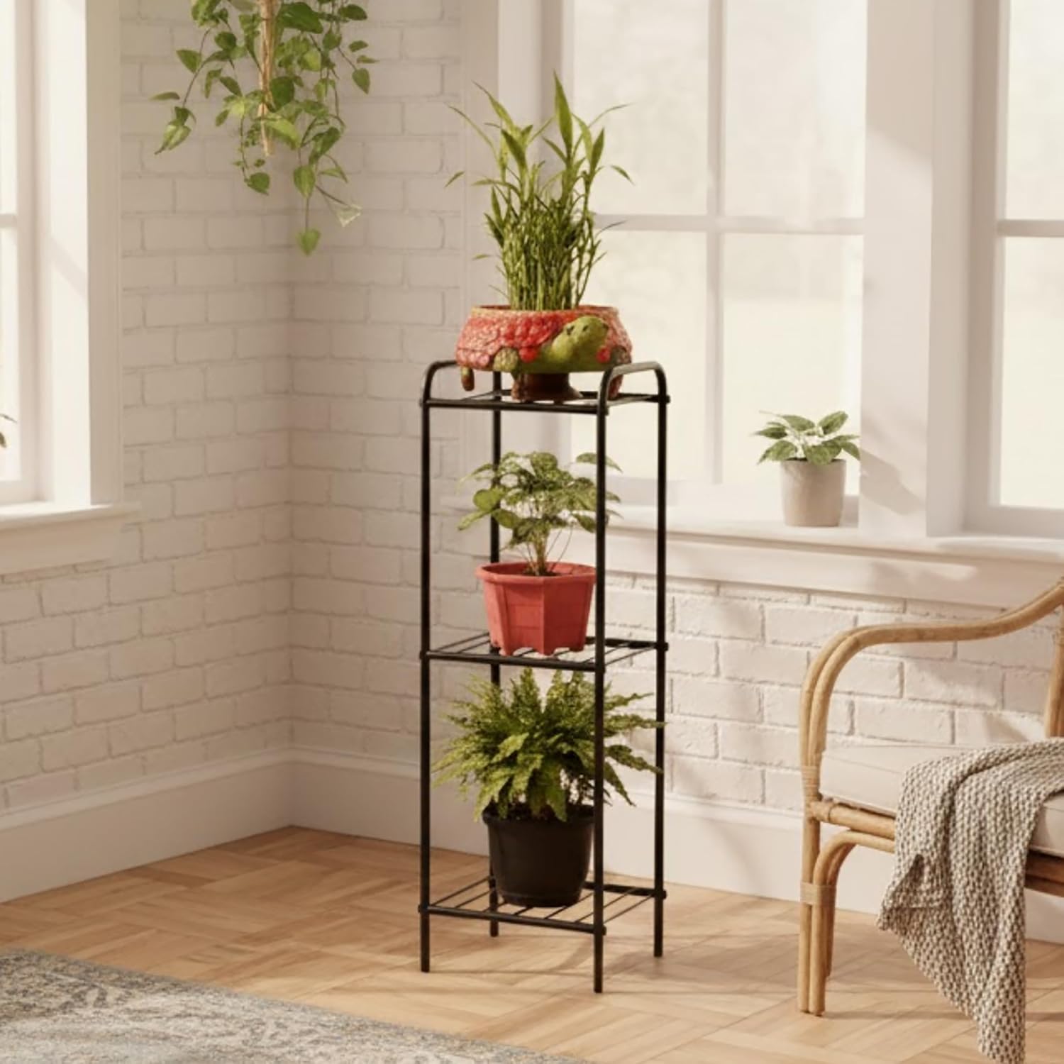 Iron 3 Tier Plant Stand-ArtyCraftz.com