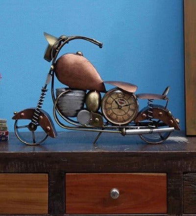 Iron Bike with Clock - ArtyCraftz.com