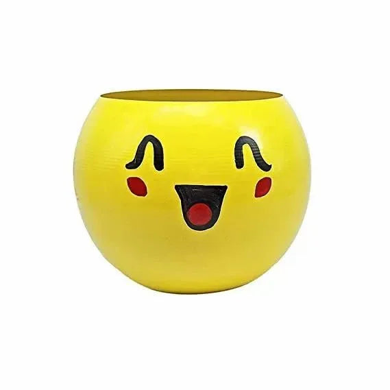Iron Emoji Succulent Pots for home and office decor-ArtyCraftz.com