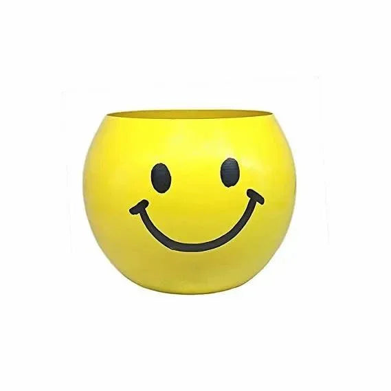 Iron Emoji Succulent Pots for home and office decor-ArtyCraftz.com