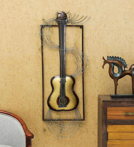 Iron Guitar Wall Art