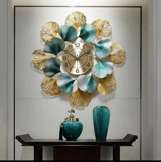 Iron Leaves Design Wall Hanging 24 x 24 Inches - ArtyCraftz.com