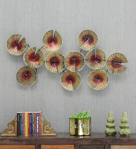 Iron Wall Decor with LED Showpiece for Home Decor, Wall Decor, Home Living Room