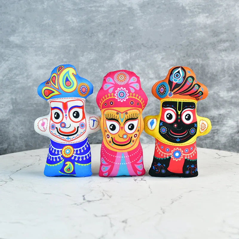 Jagannath Cute Trio Showpiece-ArtyCraftz.com