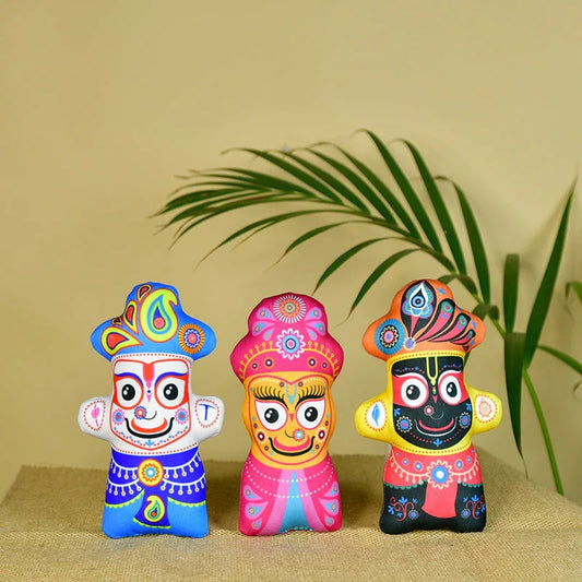 Jagannath Cute Trio Showpiece-ArtyCraftz.com