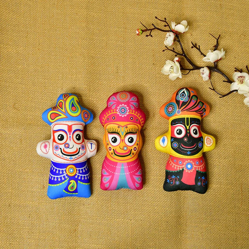 Jagannath Cute Trio Showpiece-ArtyCraftz.com