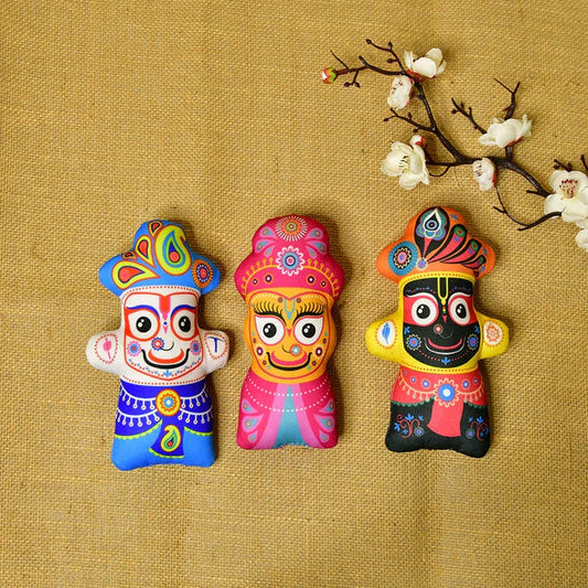 Jagannath Cute Trio Showpiece-ArtyCraftz.com