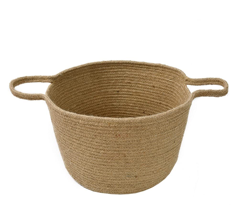Jute Conical Basket with Handles