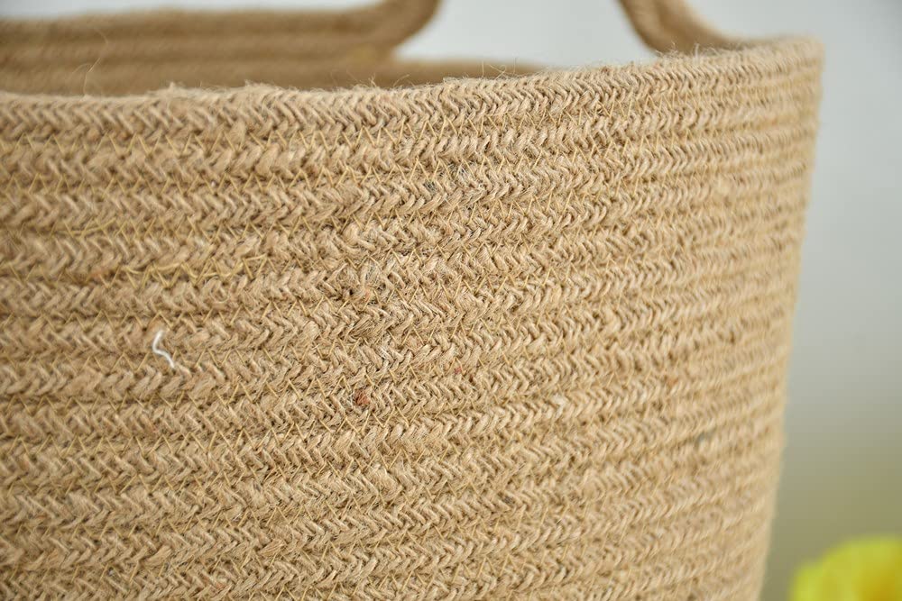 Jute Conical Basket with Handles