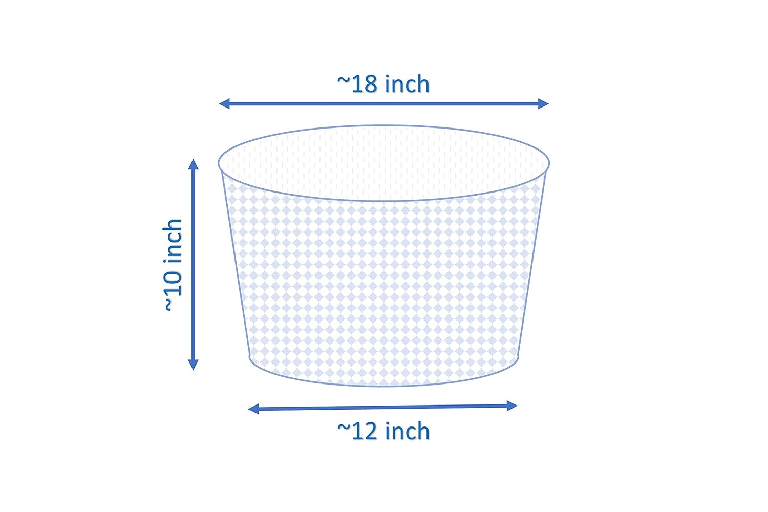 Jute Conical Basket with Handles