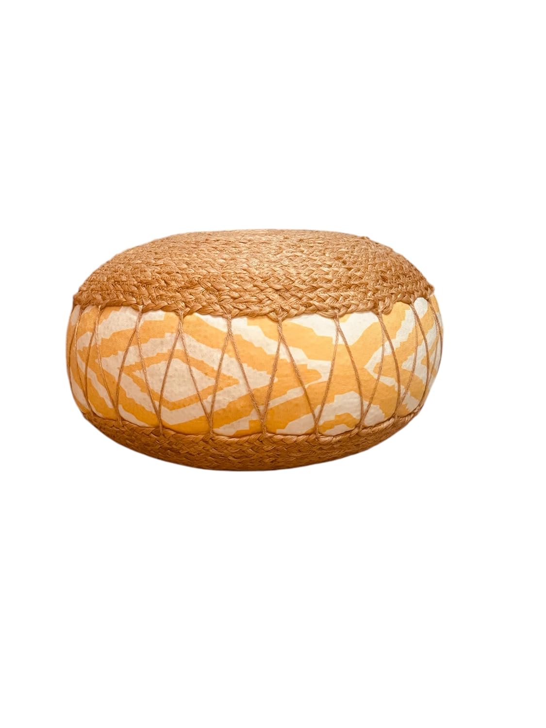 Jute Ottoman Pouffes for Living Room-ArtyCraftz.com