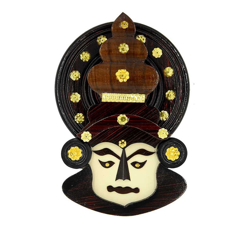 Kathakali Head Figurine - ArtyCraftz.com