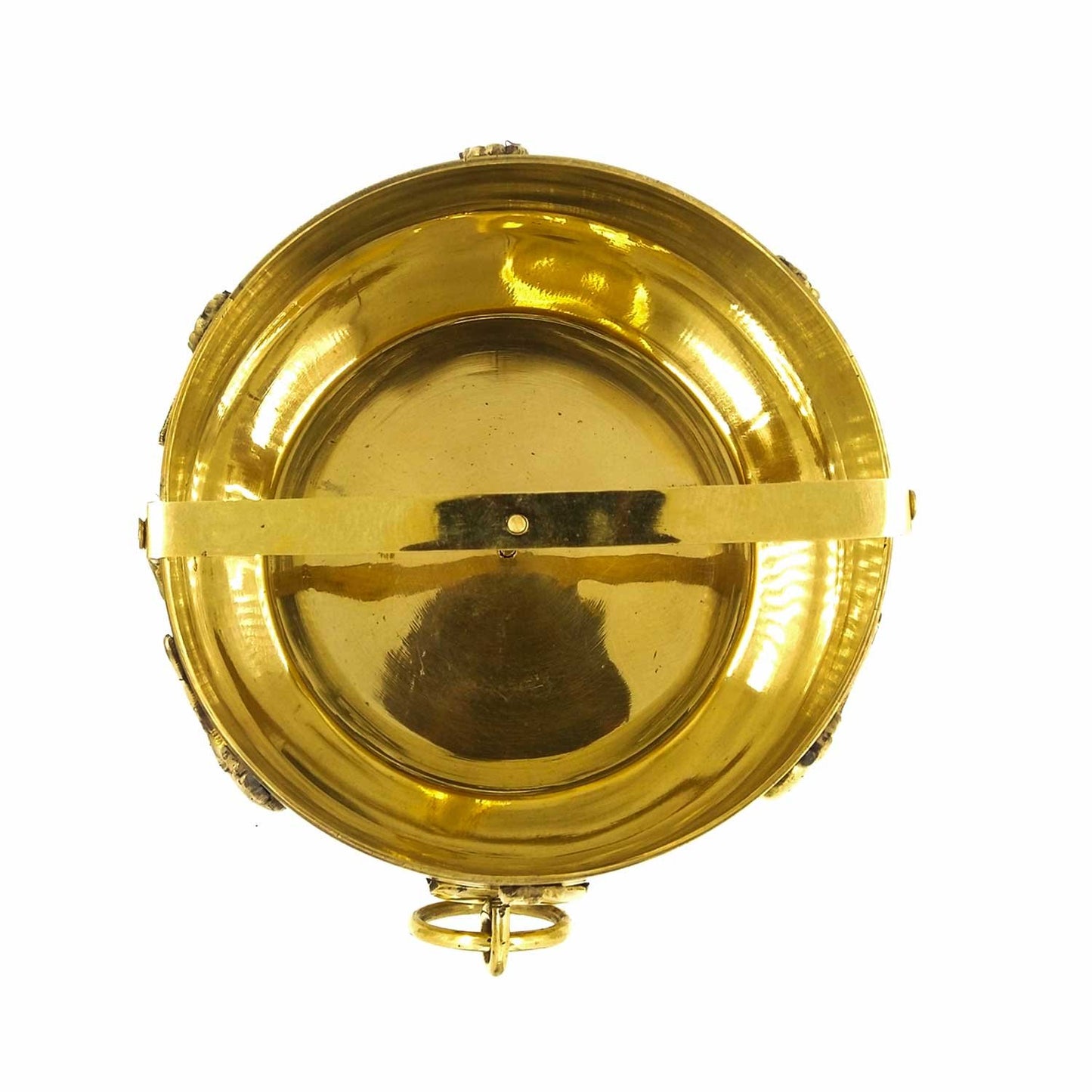 Kerala Brass Nirapara with Elephant Motif-ArtyCraftz.com