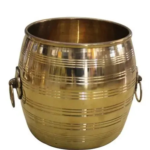 Kerala Nirapara Brass Vessel 9.5 Inch-ArtyCraftz.com