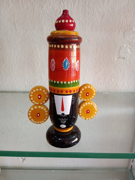 Kondapalli Lord Balaji Wooden Statue