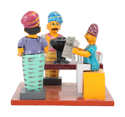 Kondapalli Tea Stall Showpiece-ArtyCraftz.com