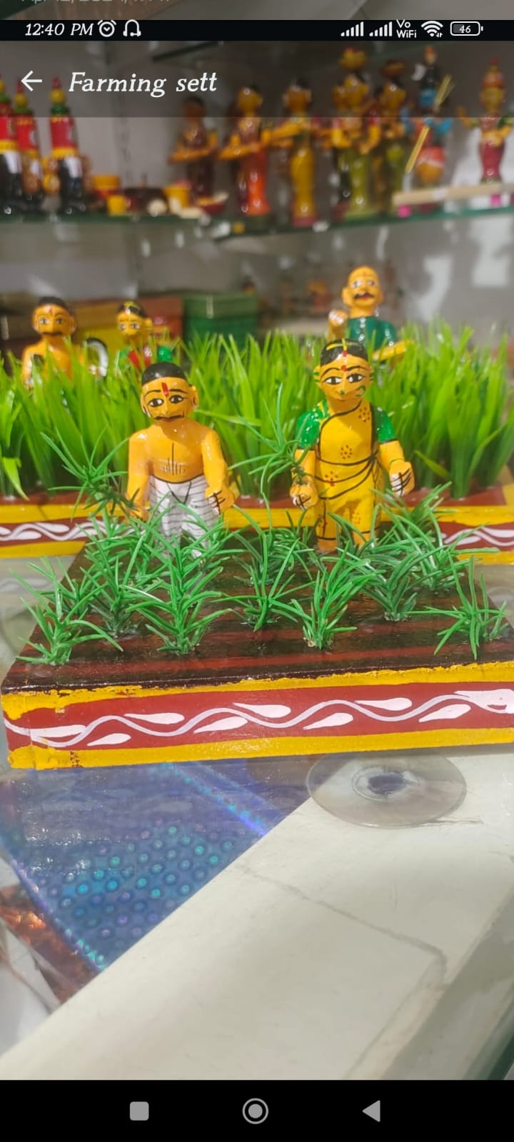 Kondapalli Wooden Farming Showpiece-ArtyCraftz.com