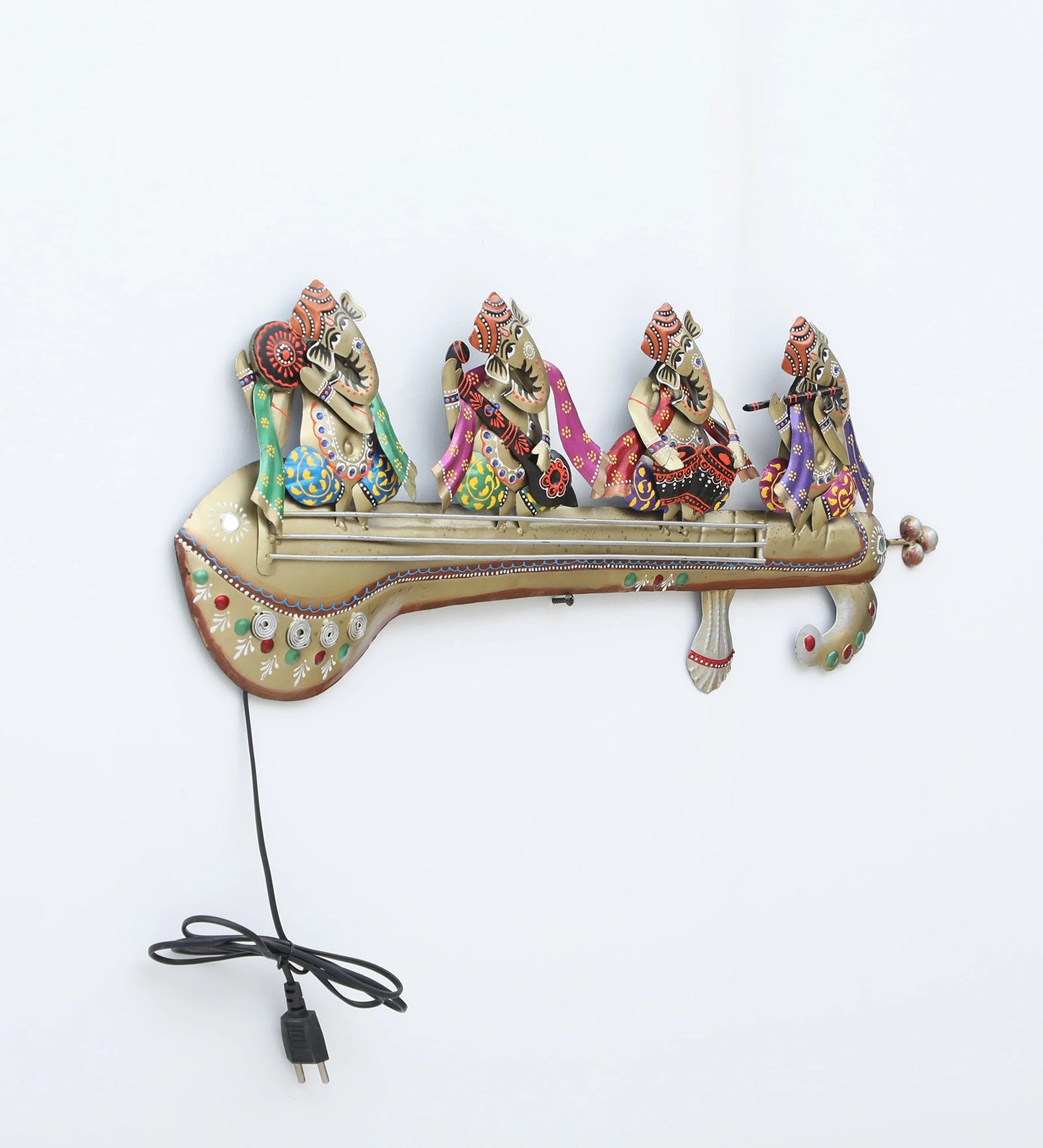 LED Ganesh Musician Wall Decor-ArtyCraftz.com