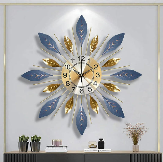 Large Starburst Wall Clock 30 Inches - ArtyCraftz.com