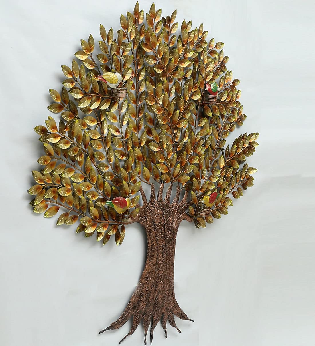 Large Tree of Life Iron Wall Art Left View-ArtyCraftz.com
