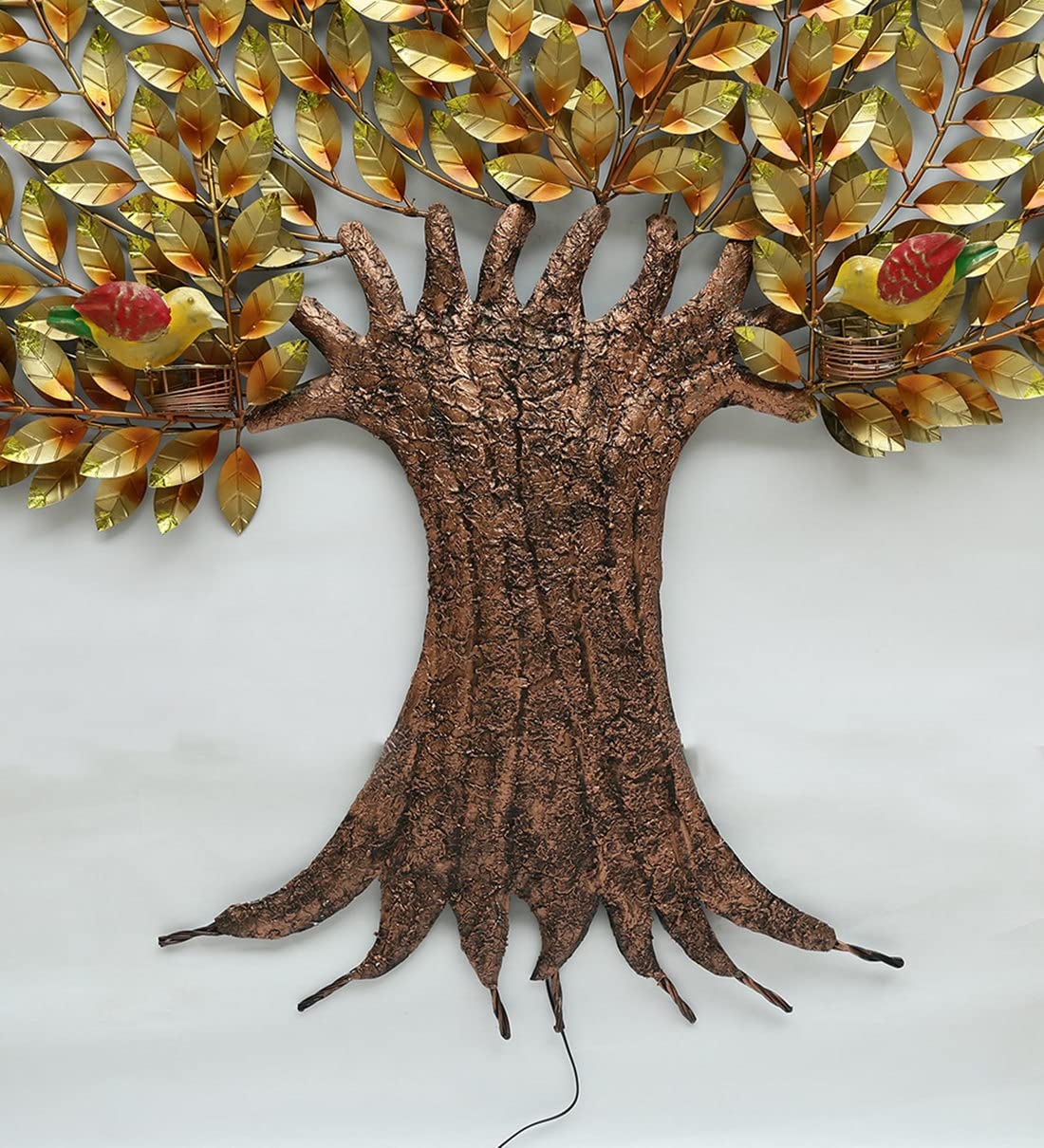 Large Tree of Life Iron Wall Art Root View-ArtyCraftz.com