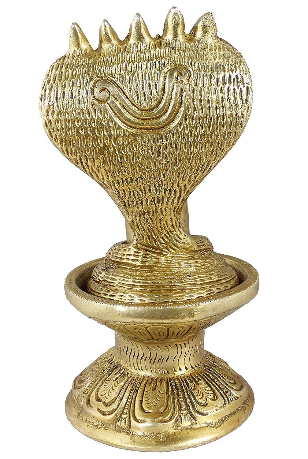 Lord Shivalingam Brass Statue with Pancha Naag
