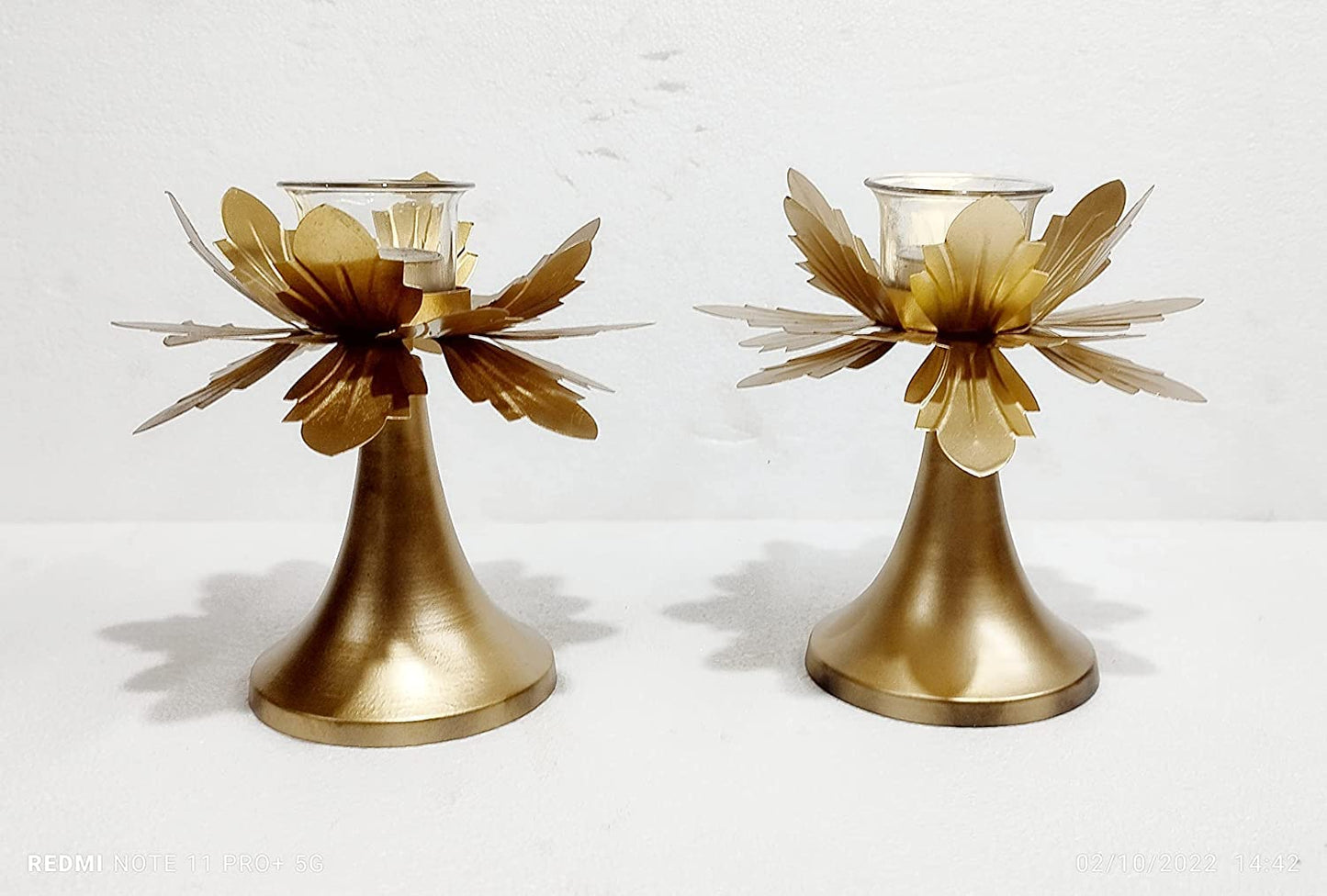 Lotus Flower Candle Holder with stand