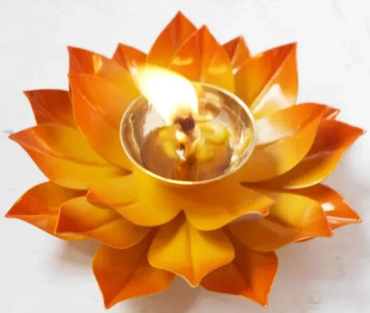 Lotus Design Pure Brass Kamal Deep - ArtyCraftz.com