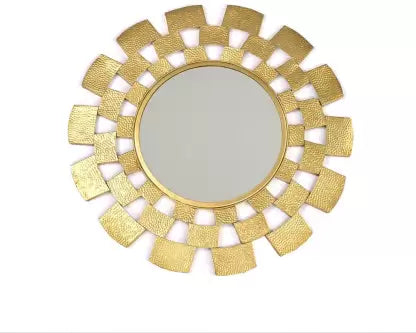 Luxurious Designer Golden Wall Mirror